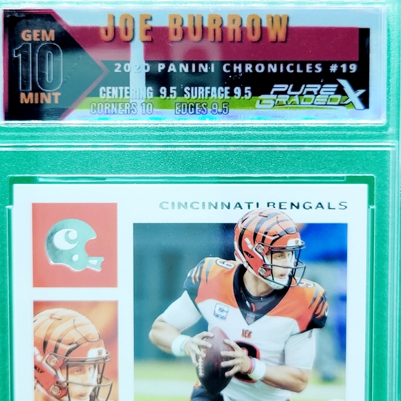 Joe Burrow 2020 Panini Chronicles #19 Rookie RC -PGX 10 Gem Mint - Picture 2 of 6
